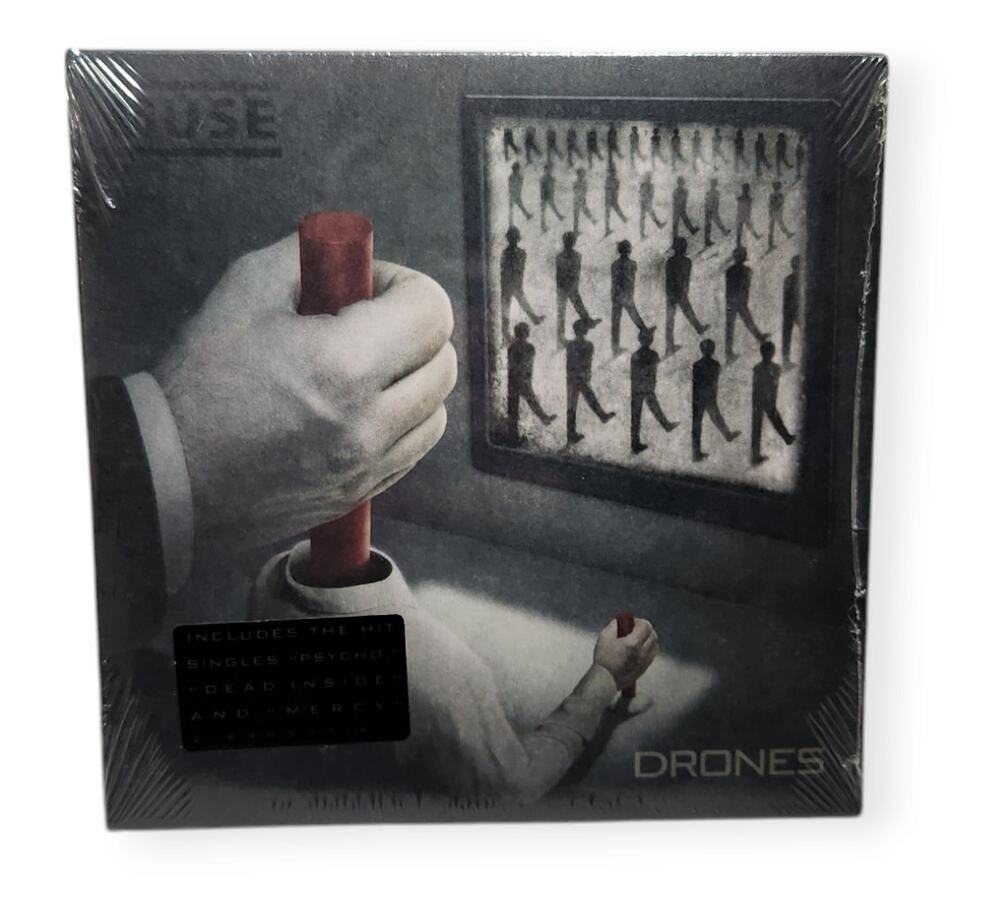 Muse Drones Cd With Hype Sticker (Warner Bros, 2015) Brand New Sealed